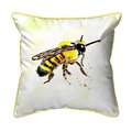 Betsy Drake Betsy Drake SN731B 12 x 12 in. Bee Small Indoor & Outdoor Pillow SN731B